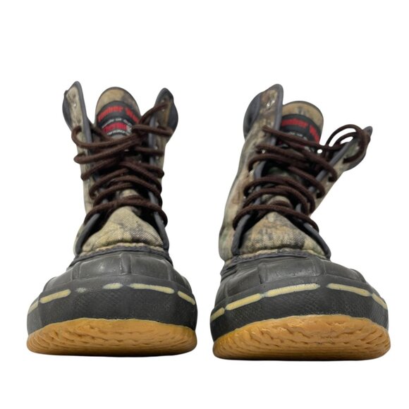Timber Wolf Thermolite Boys 8 Camo Duck Boots Water Resistant Lace Up Outdoor - Picture 3 of 16